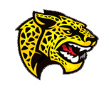 Washington High's Logo of a yellow jaguar showing its teeth