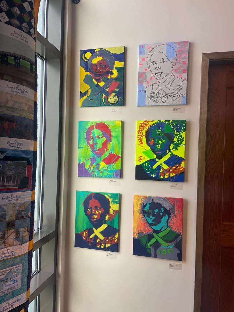 Andy Warhol style of Harriet Tubman artwork