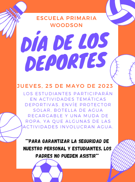 Sports Day Flyer in Spanish